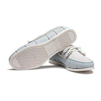 Men's Water Resistant Boat Loafer in Ice and White by SWIMS - Country Club Prep