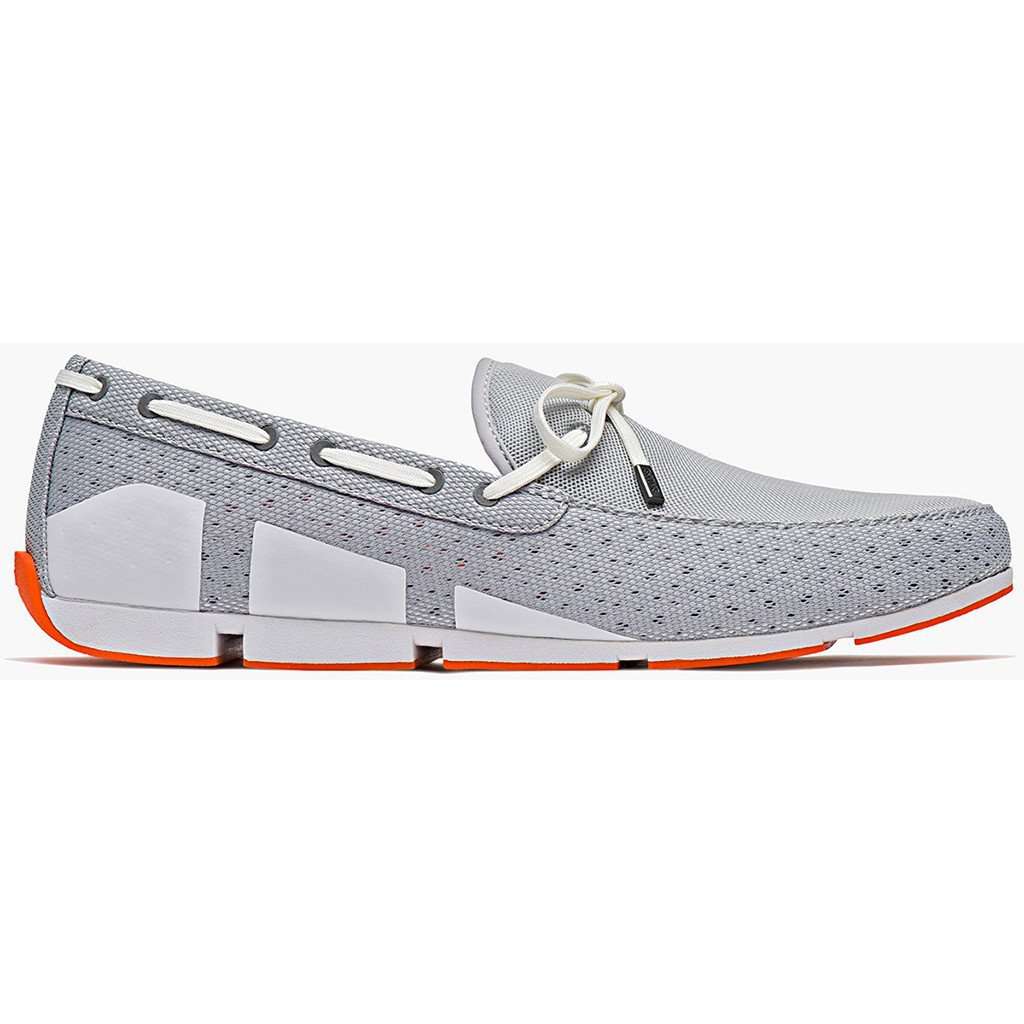 SWIMS Water Resistant Breeze Loafer in Grey, White and Orange â Country Club Prep