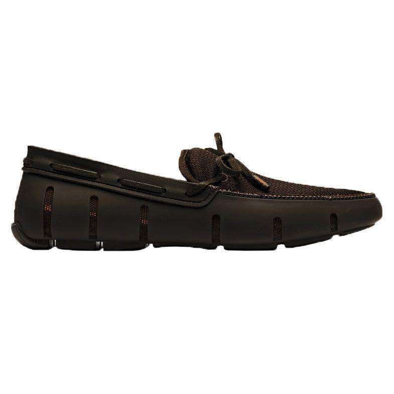 Men's Water Resistant Lace Loafer in Brown by SWIMS - Country Club Prep