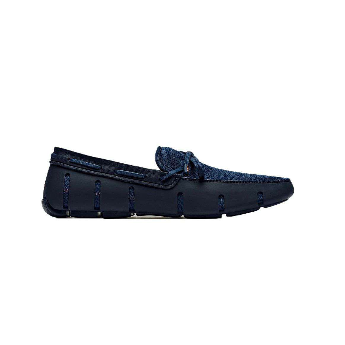 Men's Water Resistant Lace Loafer in Navy by SWIMS - Country Club Prep