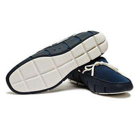 Men's Water Resistant Lace Loafer in Navy/White by SWIMS - Country Club Prep