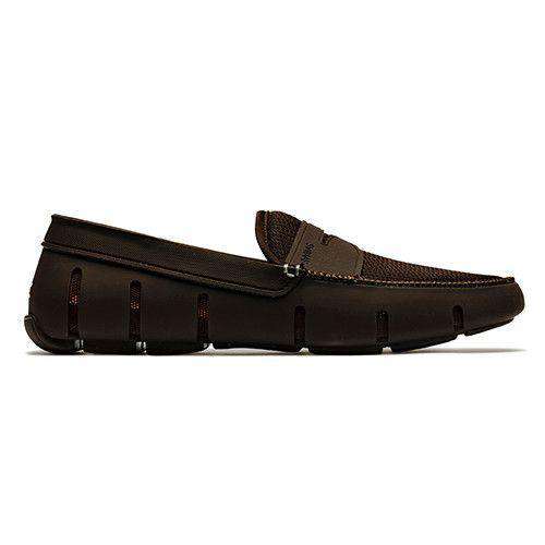 Men's Water Resistant Penny Loafer in Brown by SWIMS - Country Club Prep