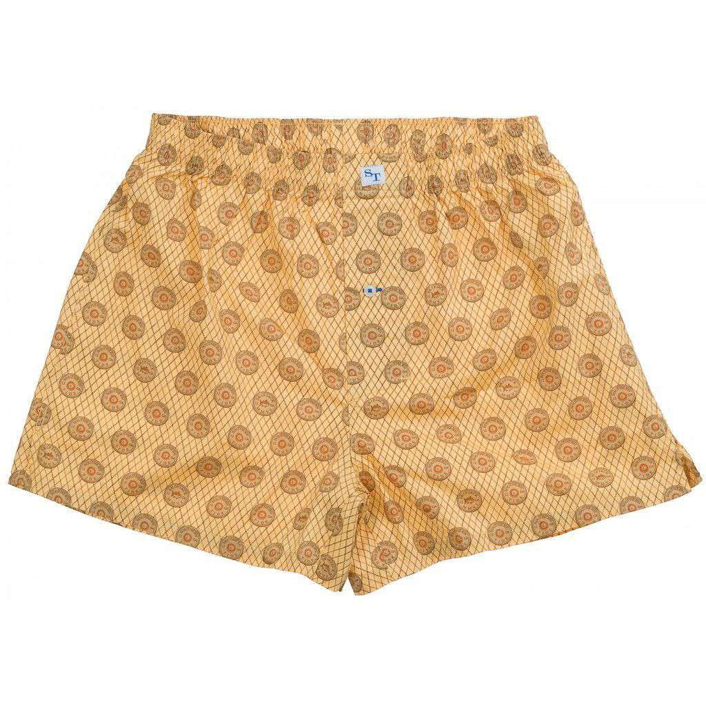 12 Gauge Boxers in Wheat by Southern Tide - Country Club Prep
