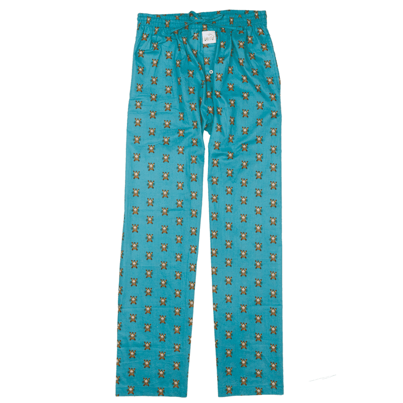 Bourbon & Cigars Lounge Pants in Blue by Southern Proper - Country Club Prep