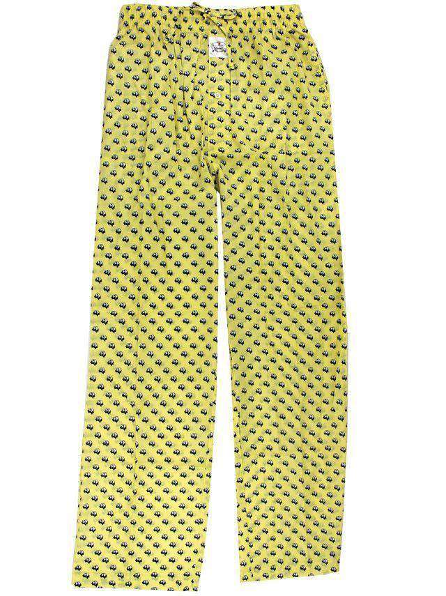 Cotton Boll Lounge Pants in Yellow by Southern Proper - Country Club Prep