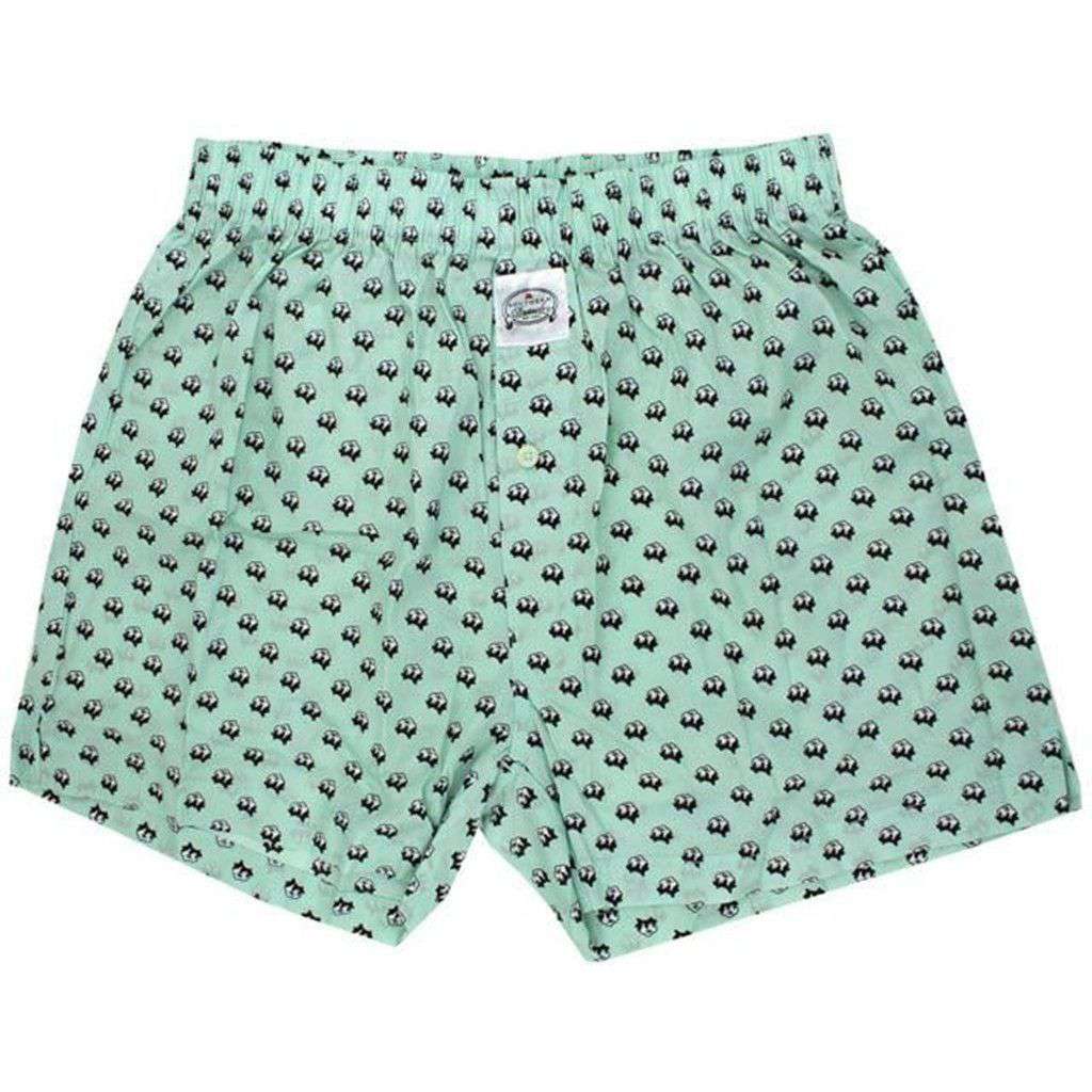 Cotton Boll Southern Drawls in Mint by Southern Proper - Country Club Prep