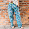 Flamingos Savannah Lounge Pant in Sage & Pink by Southern Marsh - Country Club Prep