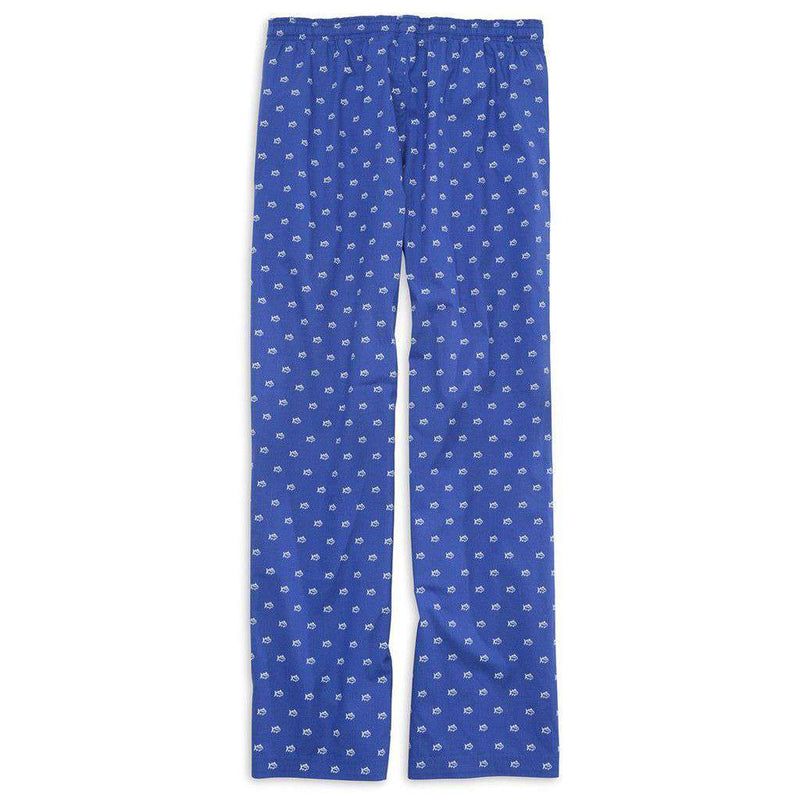 Gameday Skipjack Lounge Pant in University Blue by Southern Tide - Country Club Prep
