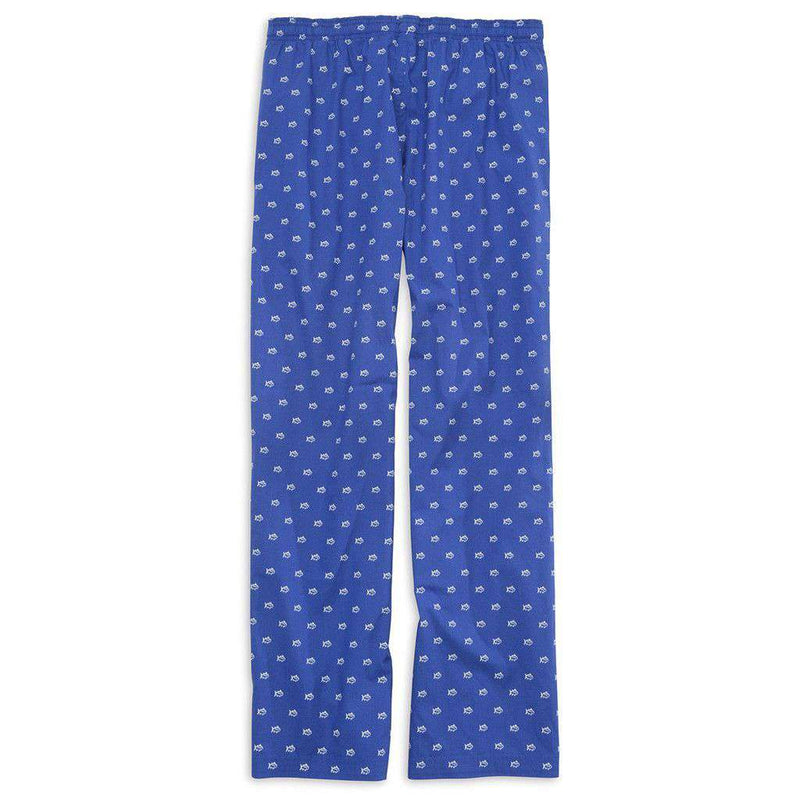 Gameday Skipjack Lounge Pant in University Blue by Southern Tide - Country Club Prep