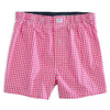 Gingham Boxer in Dark Pink by Southern Tide - Country Club Prep
