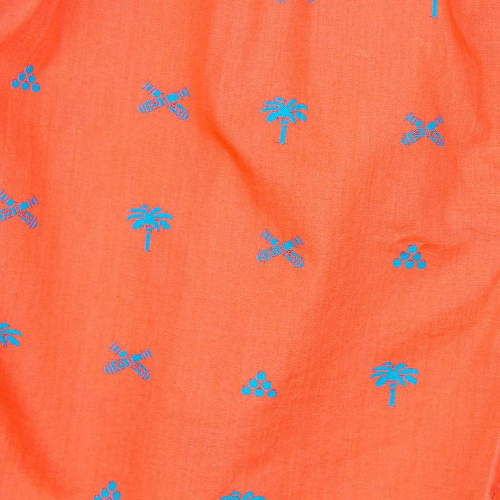 Loose Cannon Boxer in Nautical Orange by Southern Tide - Country Club Prep