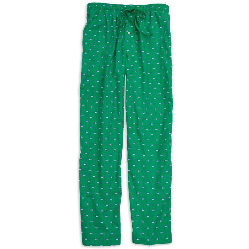 Men's Skipjack Lounge Pants in Evergreen by Southern Tide - Country Club Prep