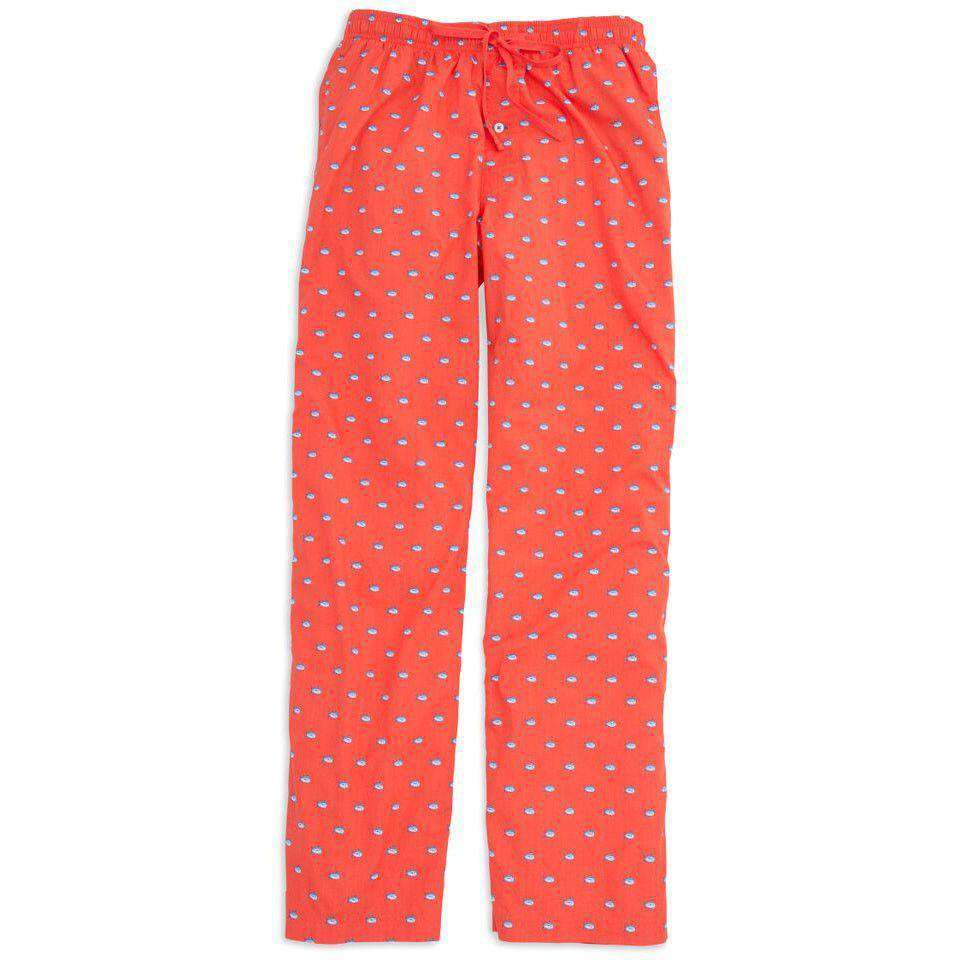 Men's Skipjack Lounge Pants in Orange Sky by Southern Tide - Country Club Prep