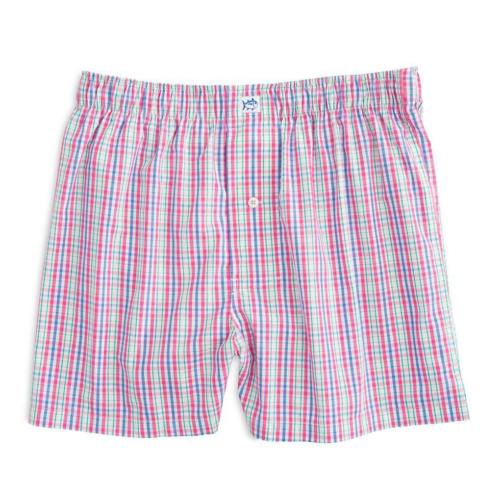 Red Snapper Plaid Boxer by Southern Tide - Country Club Prep