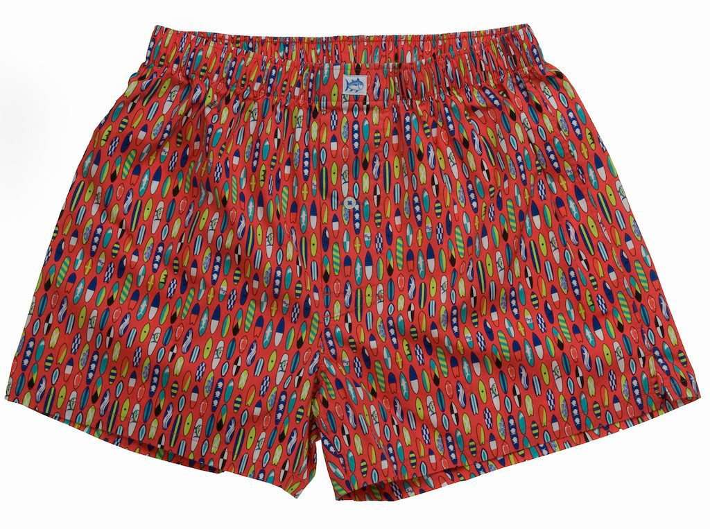 Ride The Tide Boxers in Antifouling Red by Southern Tide - Country Club Prep