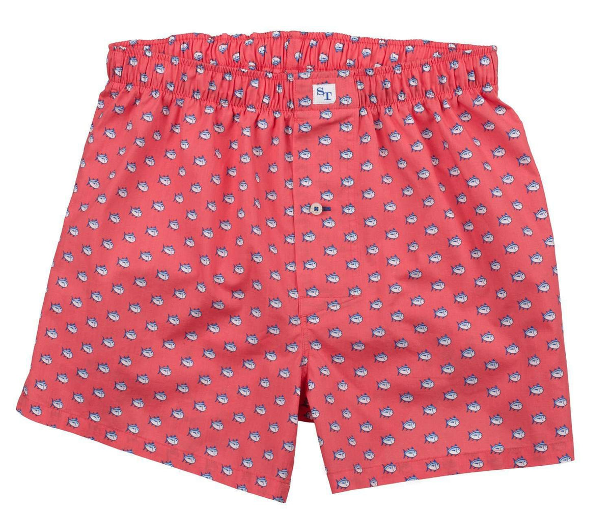 Skipjack Boxers in Coral Beach by Southern Tide - Country Club Prep