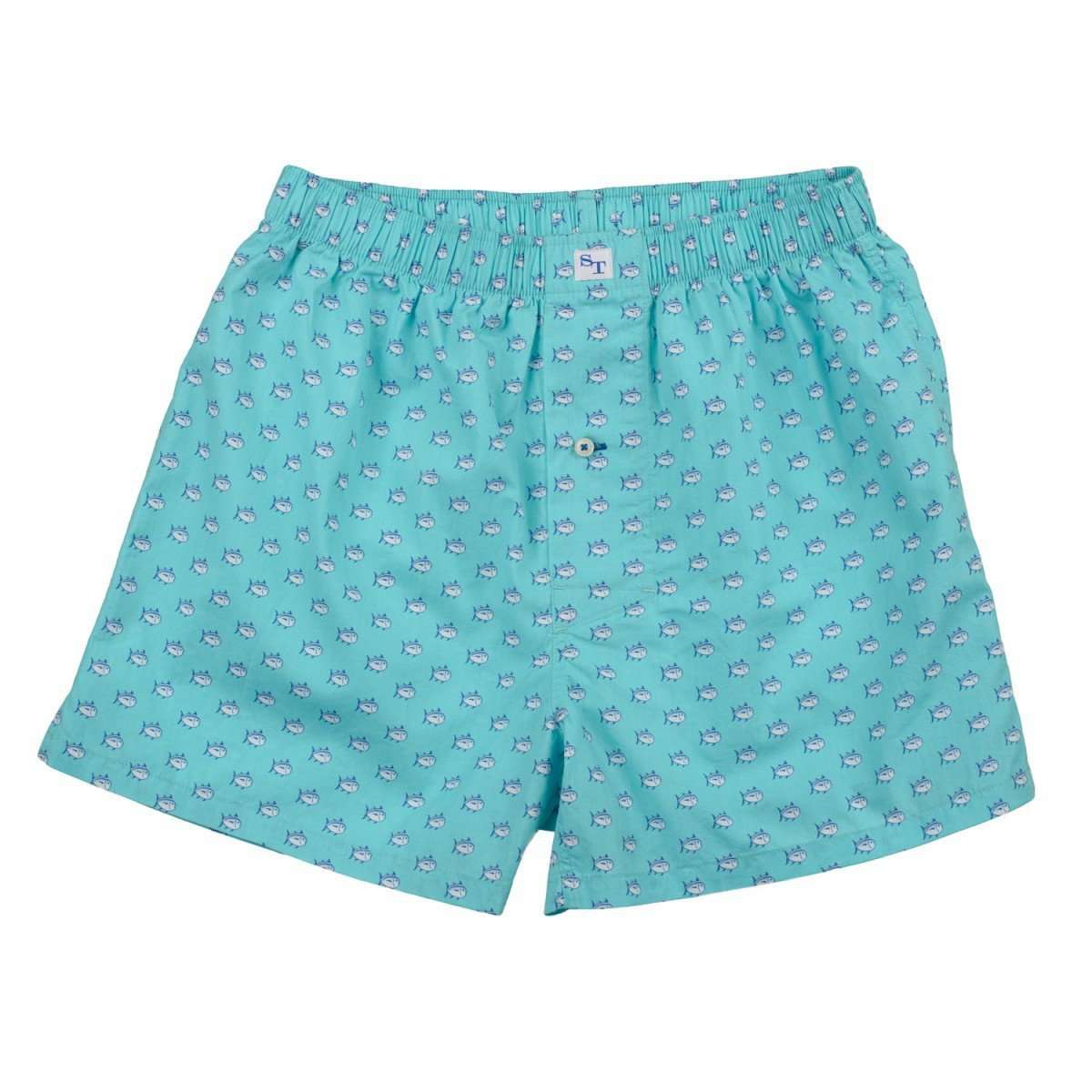 Skipjack Boxers in Crystal Blue by Southern Tide - Country Club Prep