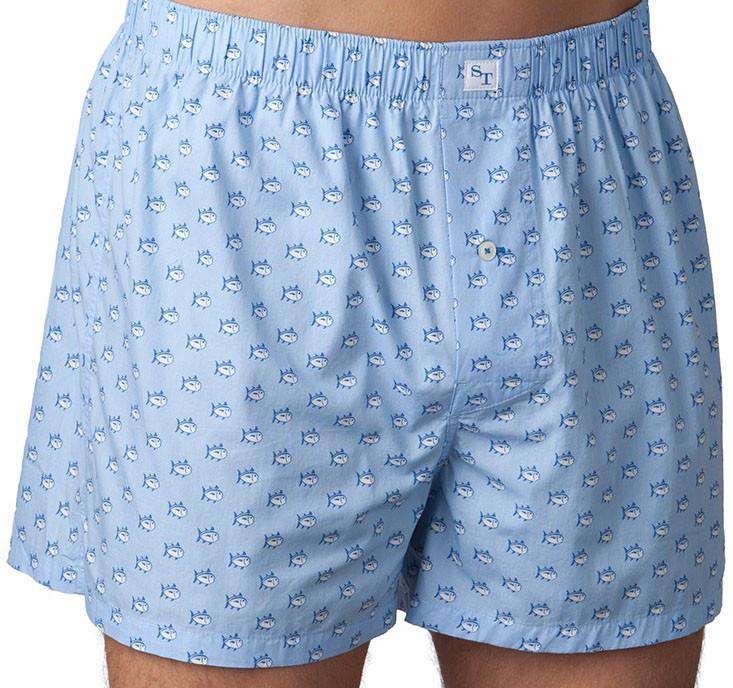 Skipjack Boxers in True Blue by Southern Tide - Country Club Prep