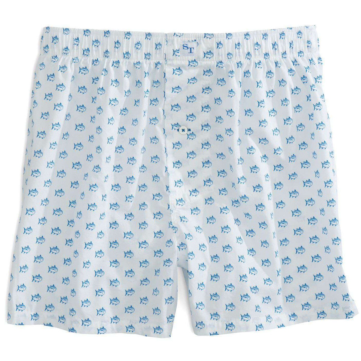 Skipjack Boxers in White by Southern Tide - Country Club Prep