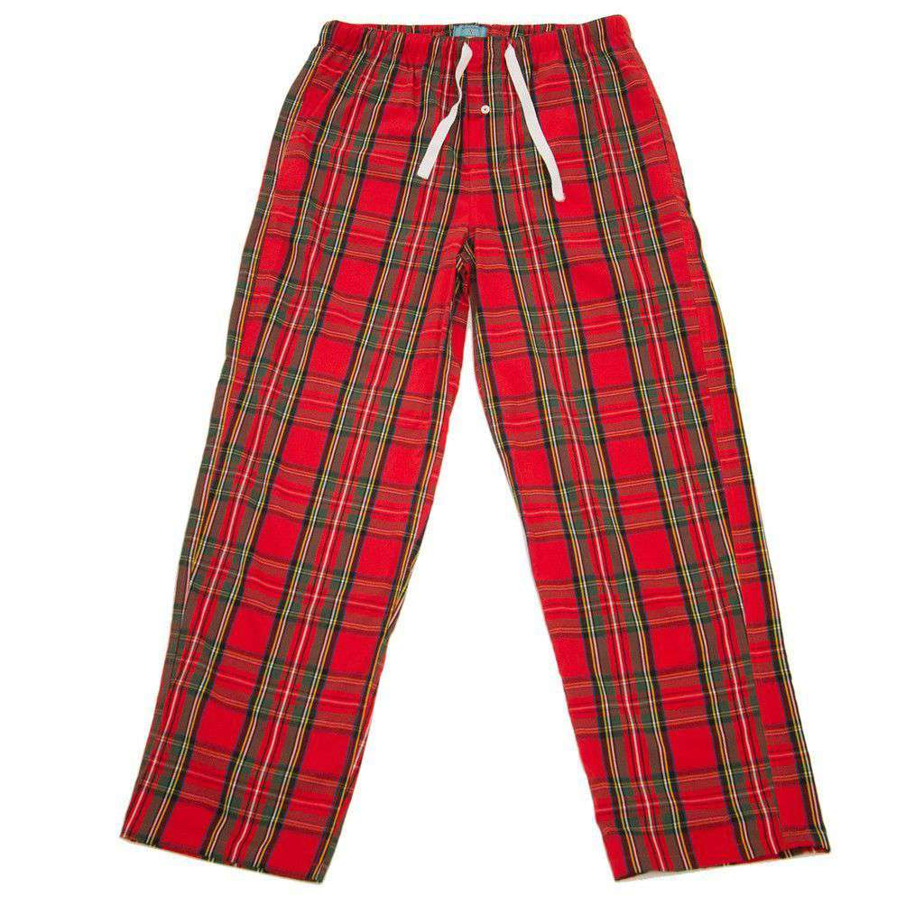 Sleeper Pants in Royal Stewart by Castaway Clothing - Country Club Prep