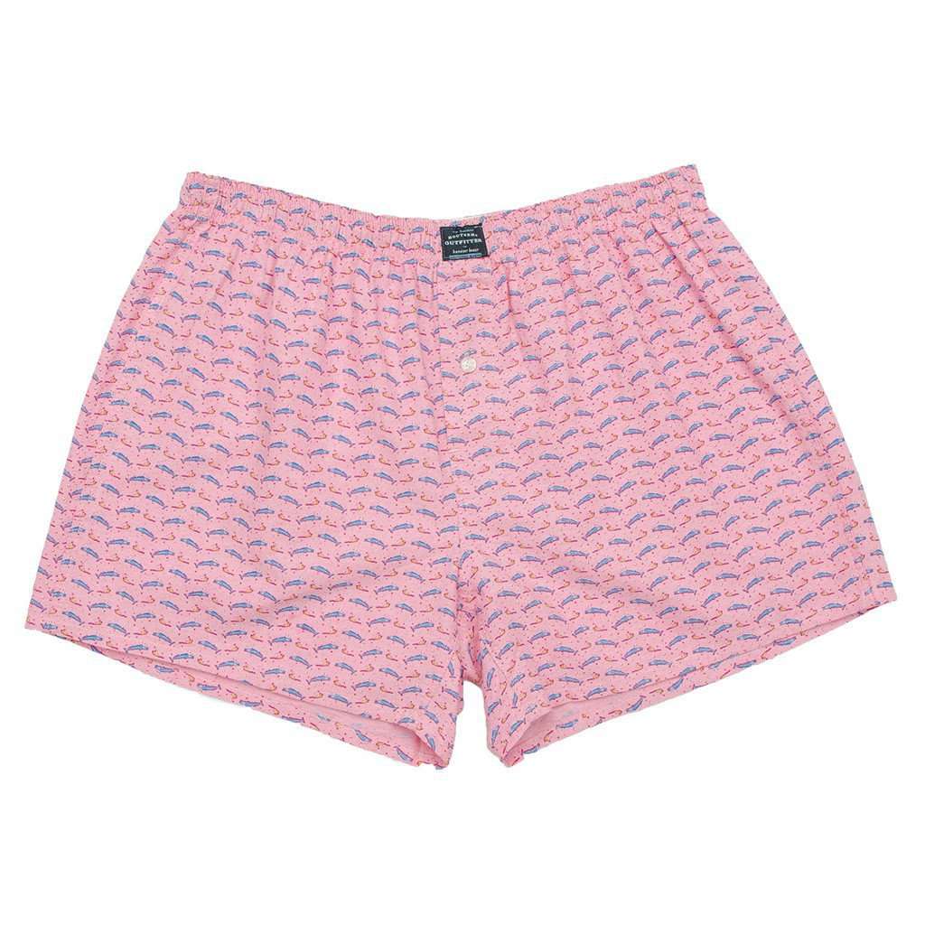 Wahoo Hanover Boxer in Pink by Southern Marsh - Country Club Prep