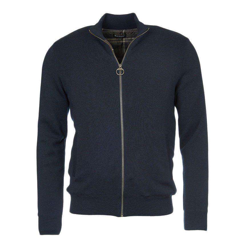 Ardeley Zip Through Jacket in Navy by Barbour - Country Club Prep