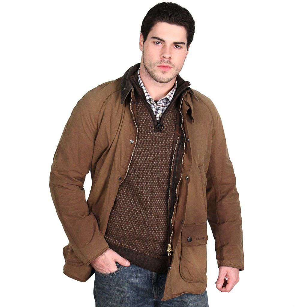 Barbour Ashby Washed Jacket in Bark Brown – Country Club Prep