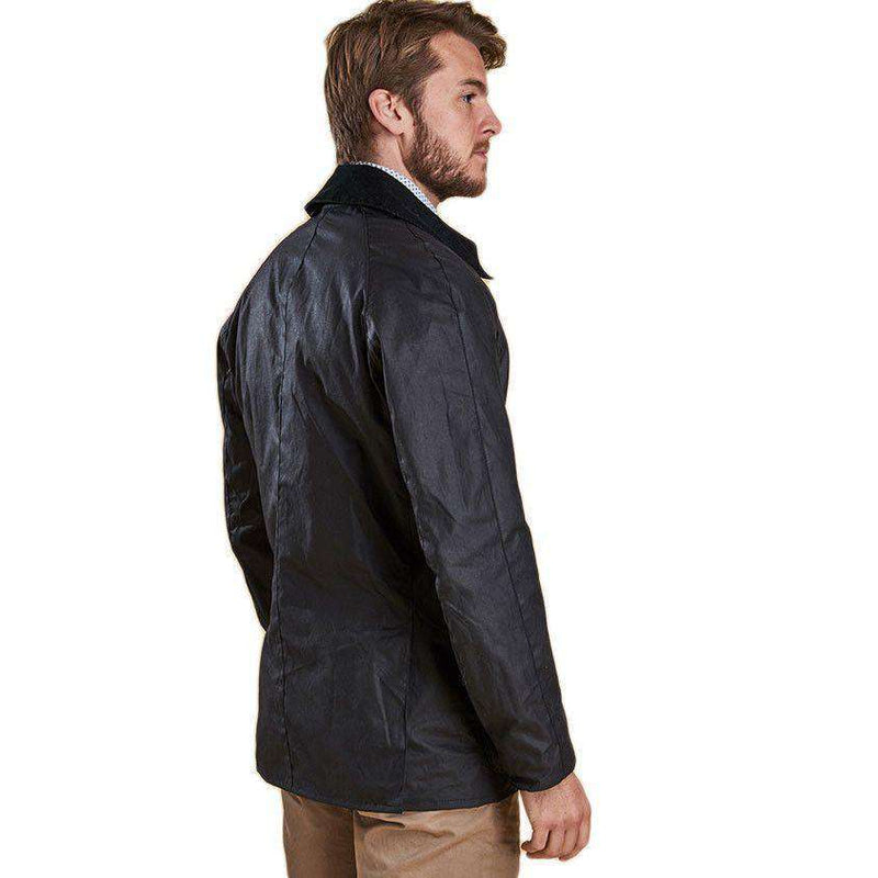 Ashby Waxed Jacket in Navy by Barbour - Country Club Prep