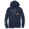 Auburn University Long Sleeve Gameday Hoodie Tee in Navy by Southern Tide - Country Club Prep