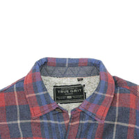 Baja Plaid Shirt Jacket With Sherpa Lining by True Grit - Country Club Prep