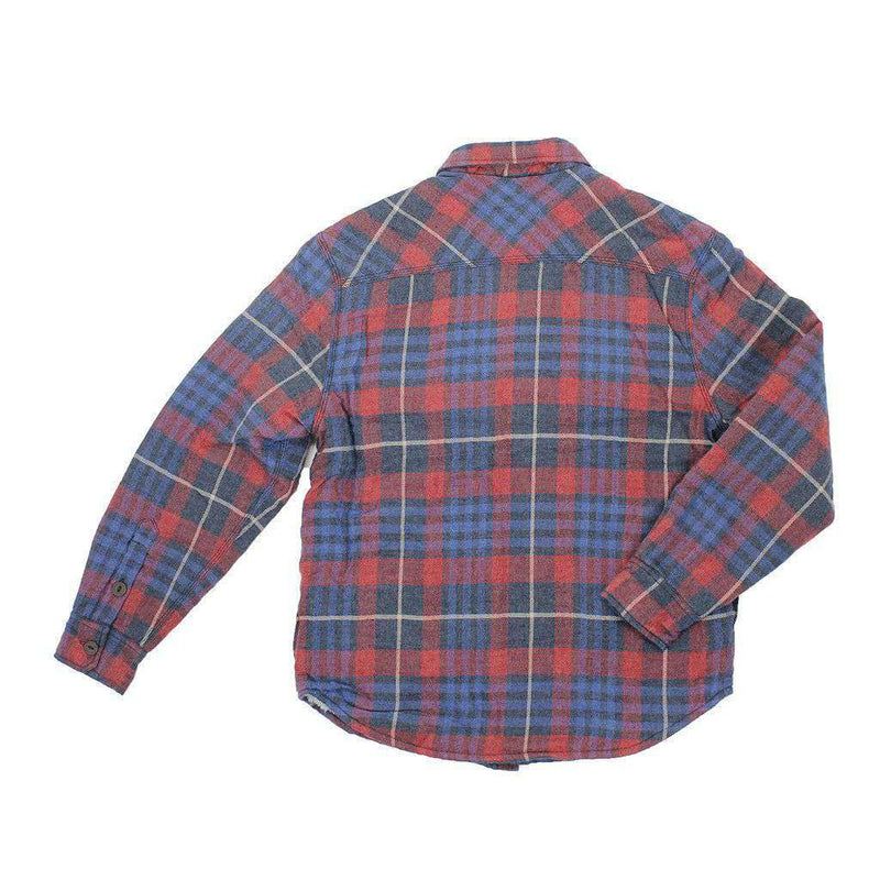 Baja Plaid Shirt Jacket With Sherpa Lining by True Grit - Country Club Prep