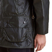 Beaufort Waxed Jacket in Sage by Barbour - Country Club Prep