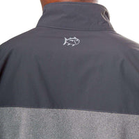 Berkley Zip Fleece Jacket in Nine Iron by Southern Tide - Country Club Prep