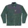 Blue Ridge Sherpa Jacket in Dark Green and Mustard by Southern Marsh - Country Club Prep