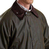 Classic Beaufort Waxed Jacket in Olive by Barbour - Country Club Prep