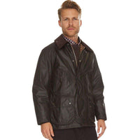 Classic Bedale Waxed Jacket in Rustic Brown by Barbour - Country Club Prep