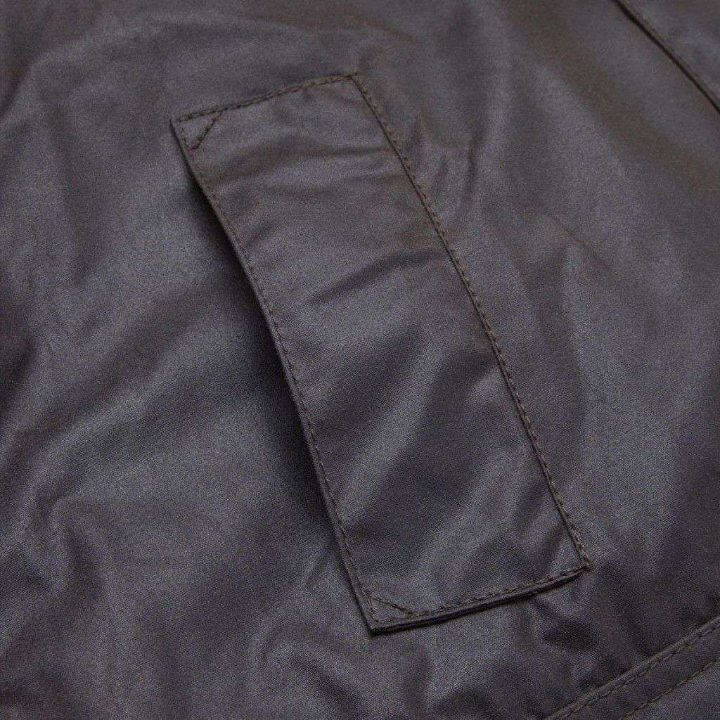 Classic Bedale Waxed Jacket in Rustic Brown by Barbour - Country Club Prep