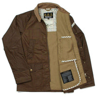 Coltdale Waxed Jacket in Peat Brown by Barbour - Country Club Prep