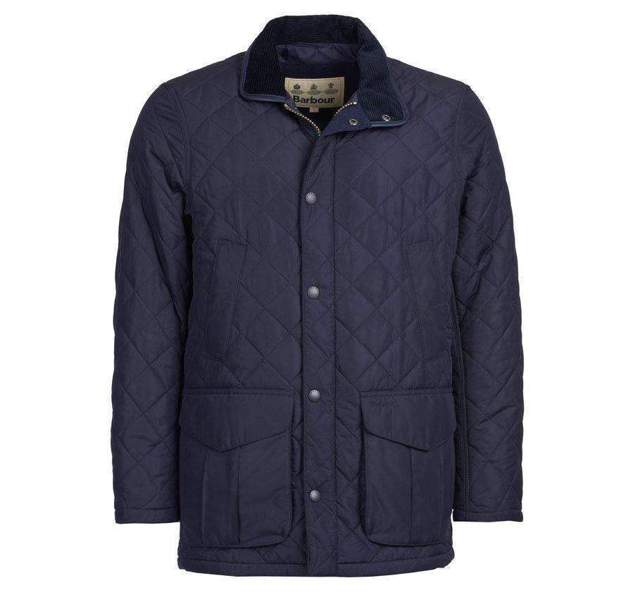 Devon Quilted Jacket in Navy by Barbour - Country Club Prep