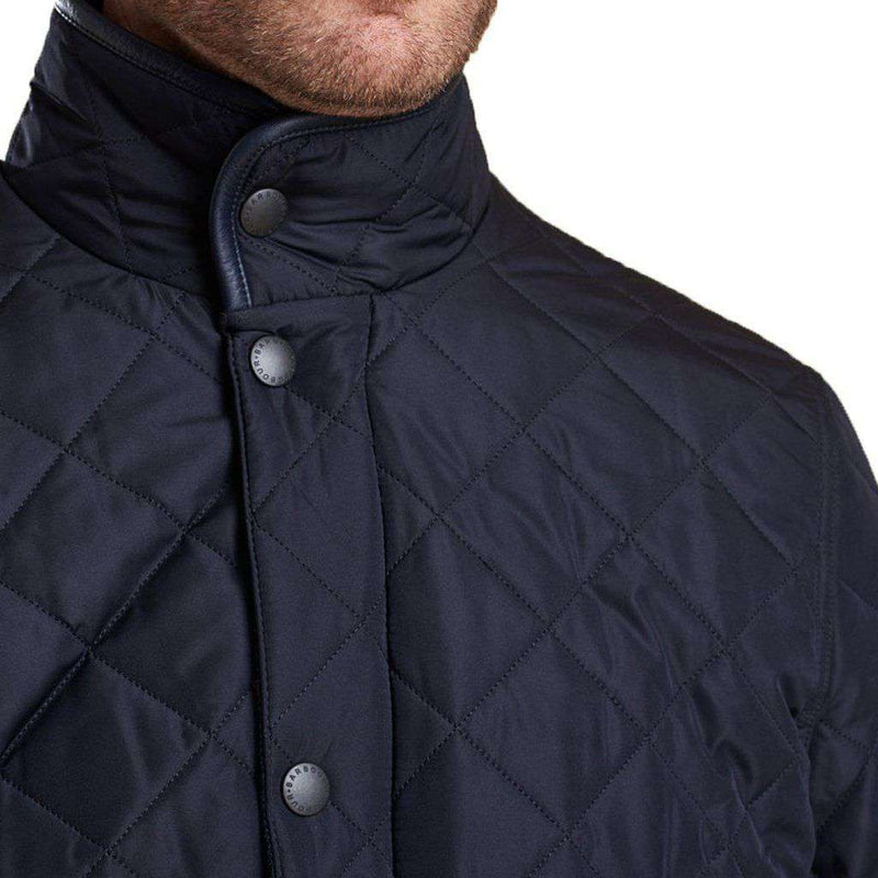 Devon Quilted Jacket in Navy by Barbour - Country Club Prep