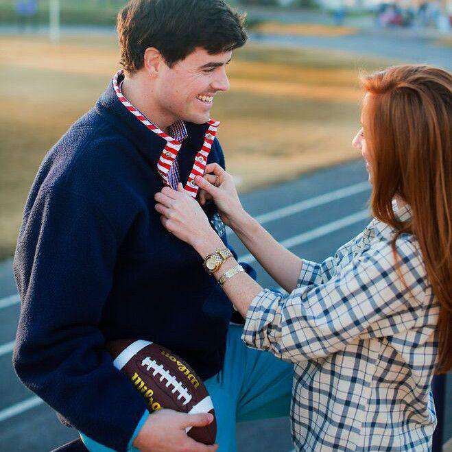 EXCLUSIVE Old Glory All Prep Pullover in Navy by Southern Proper - Country Club Prep