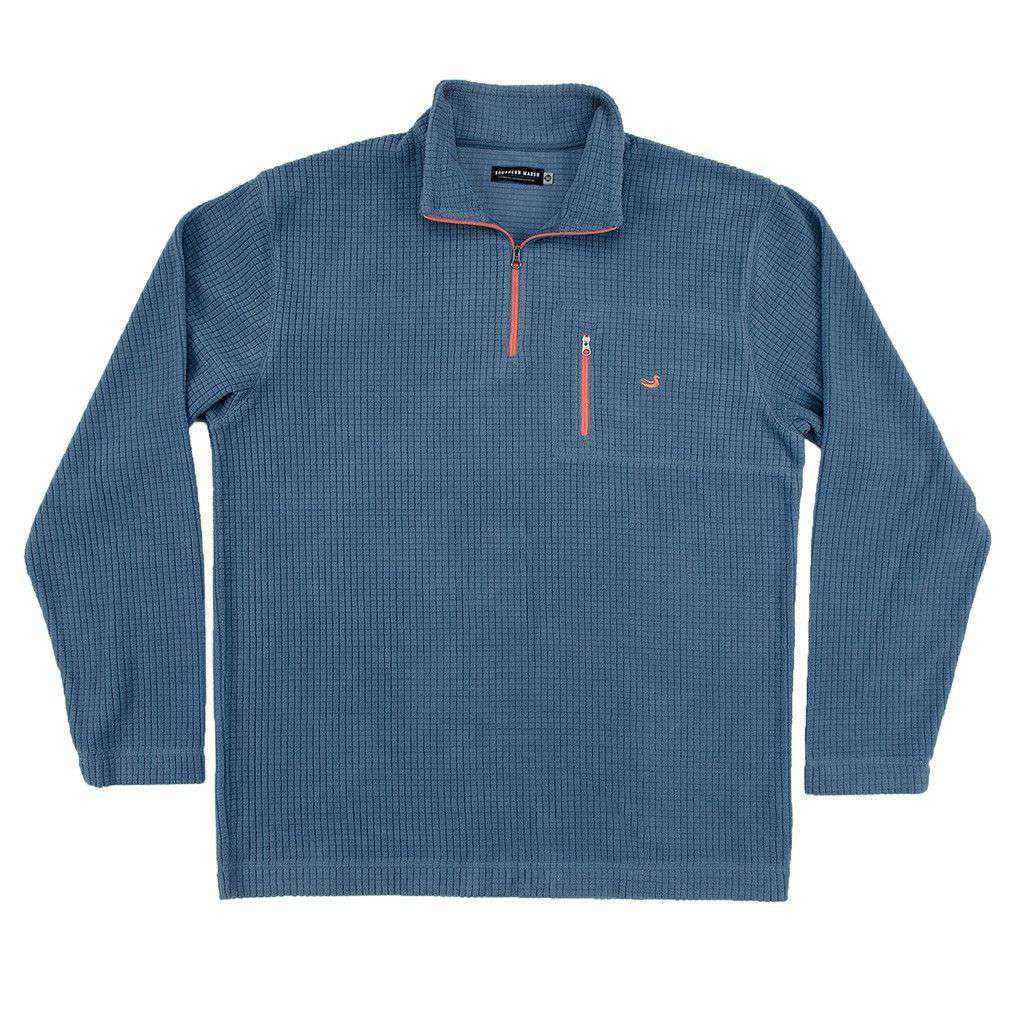 FieldTec Dune Pullover in Slate by Southern Marsh - Country Club Prep