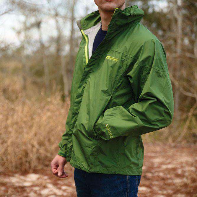 FieldTec Rain Jacket in Green by Southern Marsh - Country Club Prep