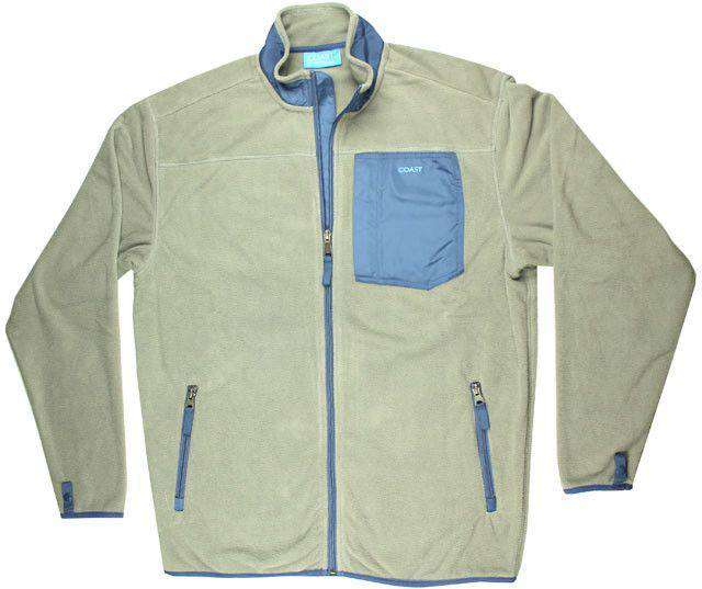 Fleece Jacket in Grey by Coast - Country Club Prep