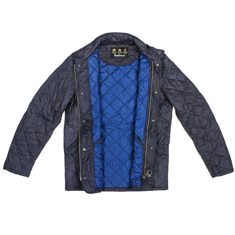 Flyweight Chelsea Jacket in Navy by Barbour - Country Club Prep