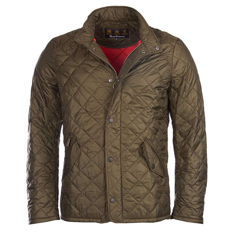 Barbour Flyweight Chelsea Quilted Jacket in Olive – Country Club Prep