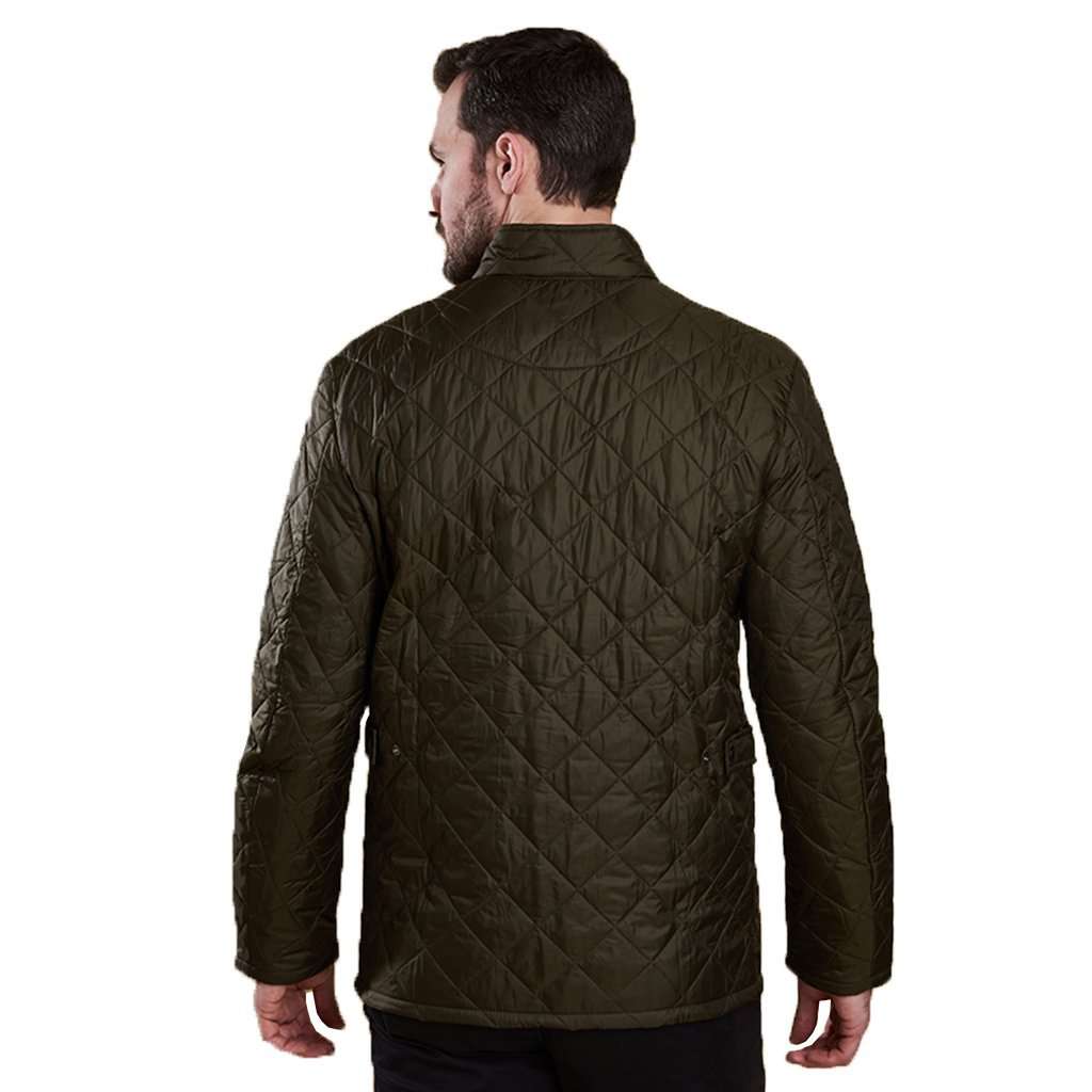 Flyweight Chelsea Quilted Jacket in Olive by Barbour - Country Club Prep