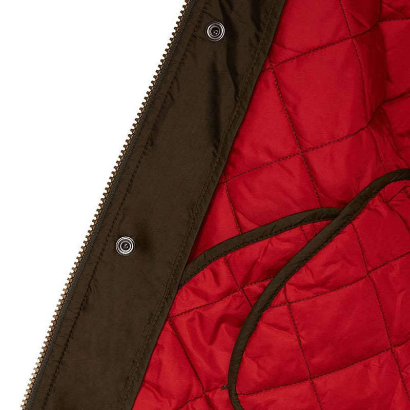 Flyweight Chelsea Quilted Jacket in Olive by Barbour - Country Club Prep