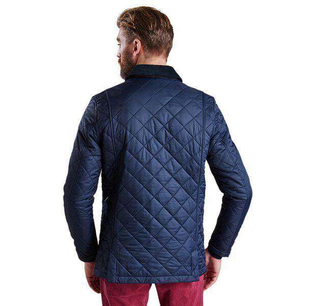 Fortnum Quilted Jacket in Navy by Barbour - Country Club Prep