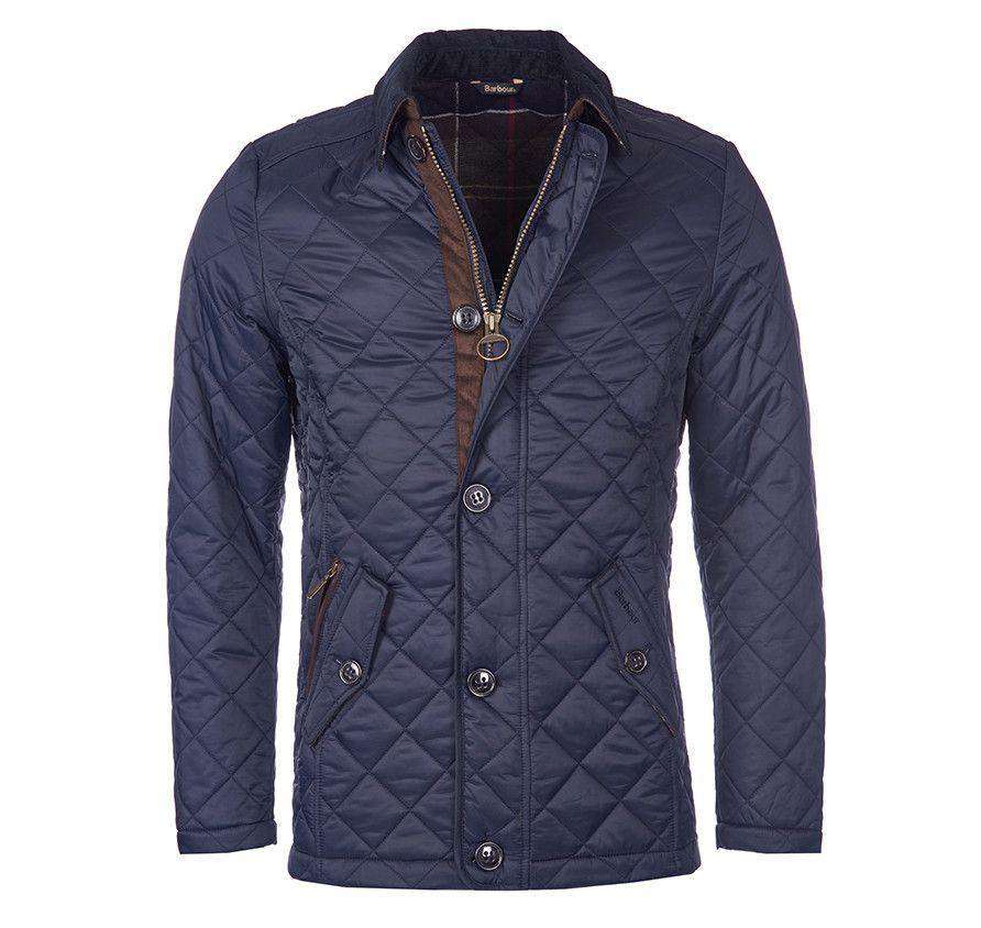 Barbour Fortnum Quilted Jacket in Navy – Country Club Prep